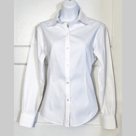 Brooks brothers crisp white button down shirt - Picture 2 of 8
